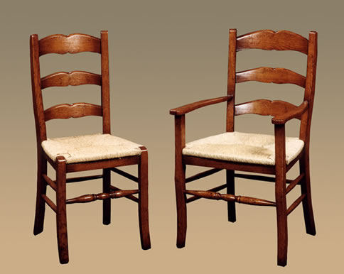 OC24 French Country Chairs Side Arm