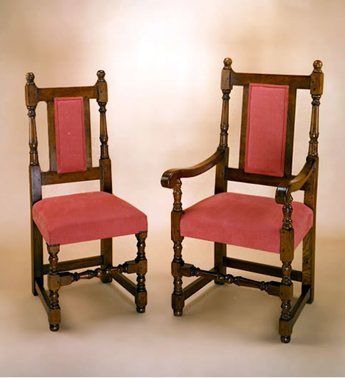 OCOC12 Joined back Stools Upholstered