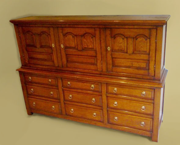 SC8843 3 Door 9 Drawer Storage Unit